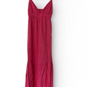 Elegant Pink Maxi Dress